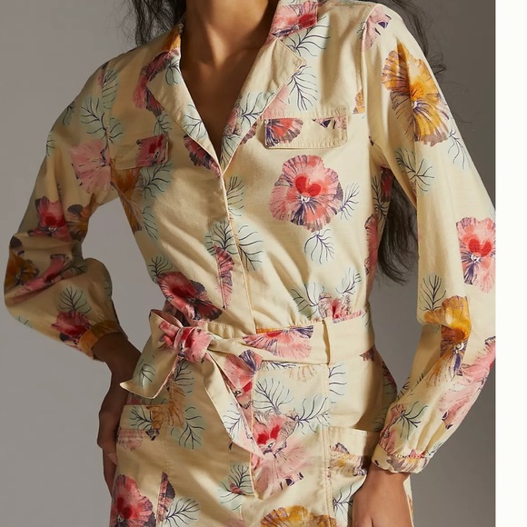 Anthropologie Pants - Cecilia Pettersson for Anthropologie Buttondown Romper size small petite